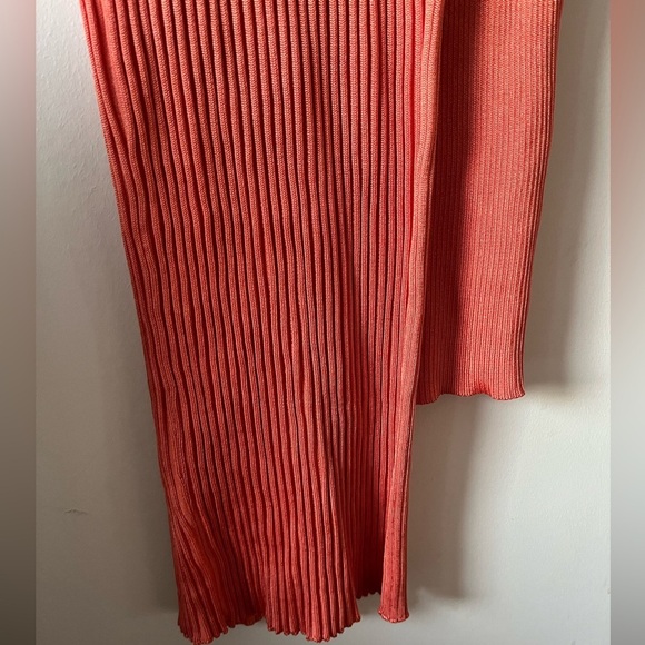 Ronny KOBO Coral Ribbed Asymmetrical Skirt - Picture 2 of 9